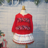 Eyelet Christmas Dress